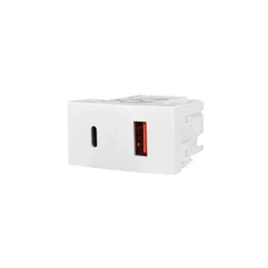 enchufe electronico USB rapido doble, kalop, modelo KS40493